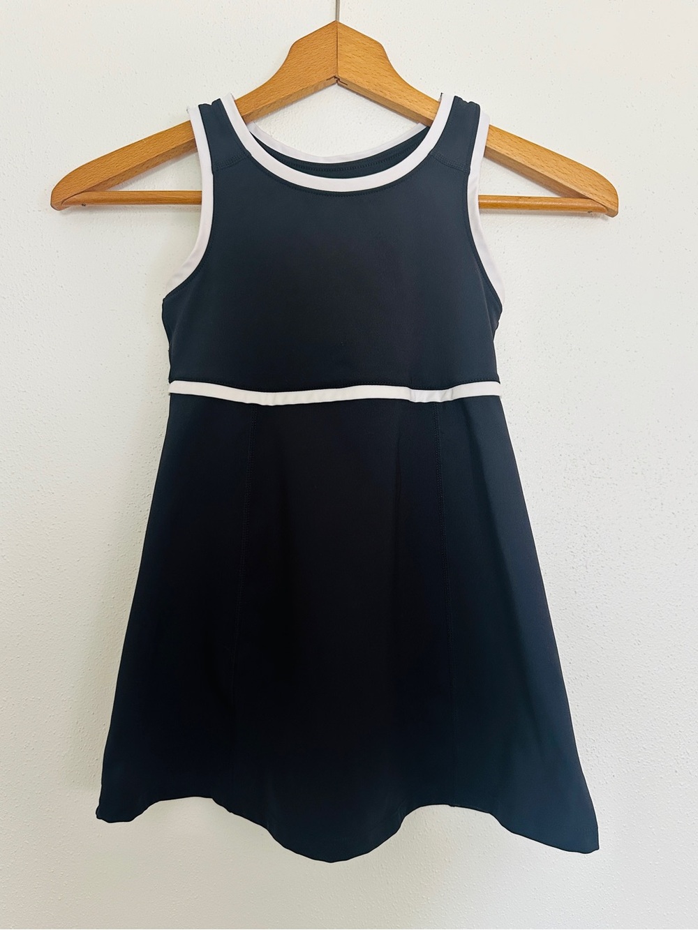 Tommy Bahama Girls Activewear Tennis Dress Black White Size Small S